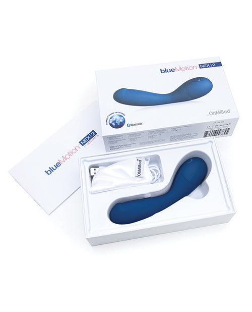 OhMiBod Bluetooth Vibrator | Nex 2 2nd Generation App Controlled Vibrator | Navy Phone Vibrator