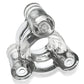 Oxballs Buzz Squeeze Ballstretcher Vibe - Clear