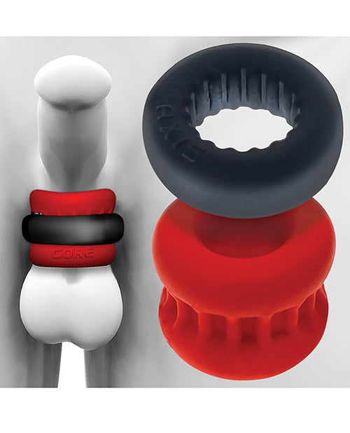 Oxballs UltraCore Ball Stretcher w/Axis Ring - Red Ice