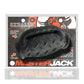 Oxballs MasterJack Double Penetration Stroker - Jo Black Ice