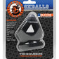 Oxballs Tri-Squeeze Cocksling/Ball Stretcher - Black Ice