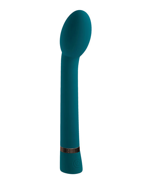 Playboy Angled Clit Vibrator | Pleasure On The Spot G-Spot Vibrator | Deep Teal 10-Speed