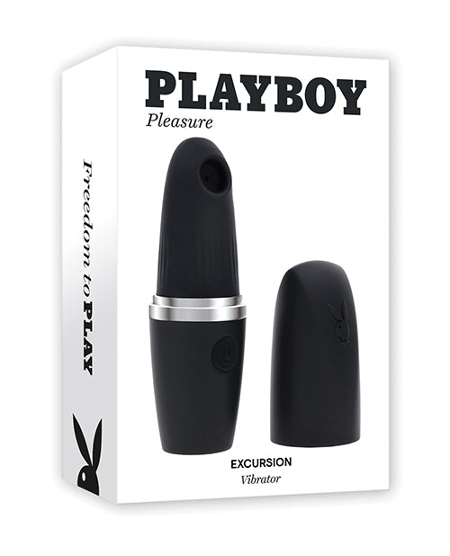 Playboy Pleasures Excursion Clitoral Suction Vibe - Black