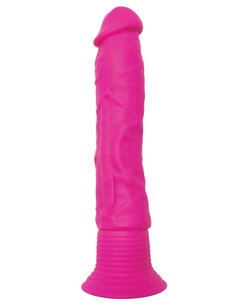 Neon Realistic Dildo | Luv Touch Suction Cup Dildo | Silicone Dildo | Wall Banger Pink Dildo