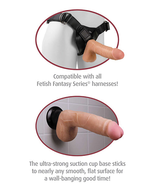 Real Feel Realistic Dildo | Deluxe No 1  6.5" Big Dildo | Waterproof Flesh Vibrating Dildo | Best Vibrator for Women