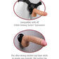 Real Feel Realistic Dildo | Deluxe No 10 Vibrating Dildo | 10" Big Dildo | Waterproof Flesh Suction Cup Dildo