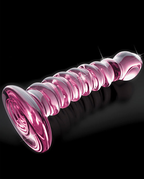 Icicles No 28 Big Dildo | Hand Blown Glass Dildo | Clear Realistic Dildo | Ridged Large Dildo