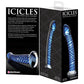 Icicles No 29 Realistic Dildo | Hand Blown Glass Dildo | Clear Big Dildo | Ridged Large Dildo