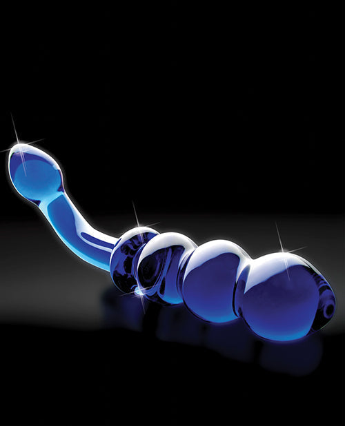 Icicles No 31 Realistic Dildo | Hand Blown Glass Dildo | Blue G Spot Big Dildo | Large Dildo