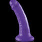 Dillio 6" Big Dildo | Slim Purple Realistic Dildo | Suction Cup Dildo | Large Dildo