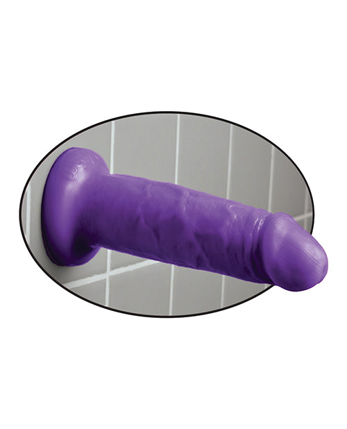 Dillio 6" Big Dildo | Chub Purple Large Dildo | Realistic Dildo | Suction Cup Dildo