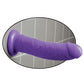 Dillio 8" Big Dildo | Purple Realistic Dildo | Suction Cup Dildo | Large Dildo