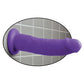 Dillio 9" Big Dildo | Purple Strong Suction Cup Dildo | Flexible Realistic Dildo