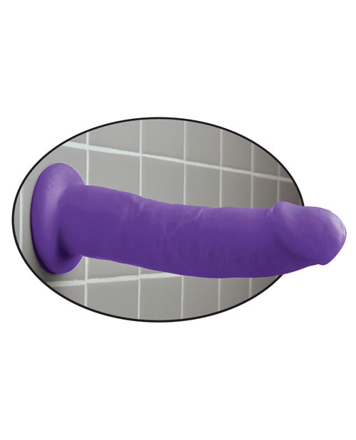 Dillio 9" Big Dildo | Purple Strong Suction Cup Dildo | Flexible Realistic Dildo