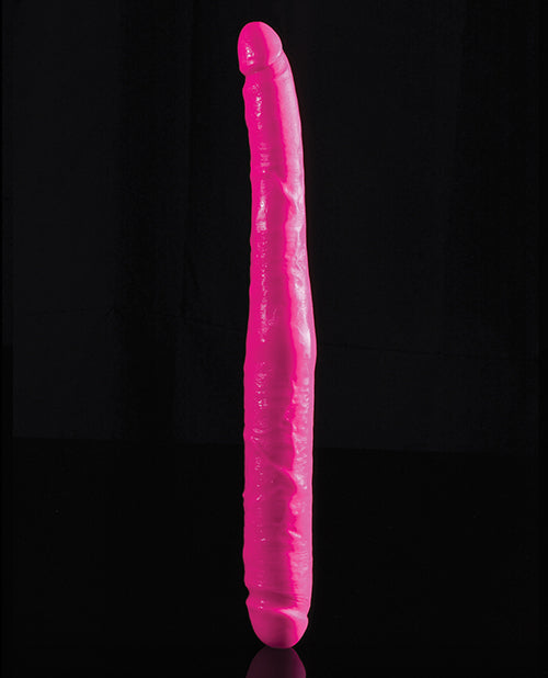 Dillio 16" Big Dildo | Double Dildo | Tapered Pink Dildo | Thick Monster Dildo | Giant Dildo