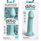 Dillio Large Dildo | Platinum 6" Big Dildo | Hero Silicone Dildo | Teal Suction Cup Dildo