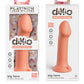 Dillio Large Dildo | Platinum 6" Big Dildo | Hero Silicone Dildo | Peach Suction Cup Dildo