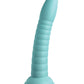 Dillio Platinum Large Dildo | 7" Big Dildo | Wild Thing Silicone Dildo | Teal Suction Cup Dildo