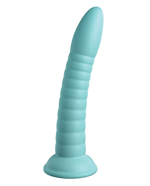 Dillio Platinum Large Dildo | 7" Big Dildo | Wild Thing Silicone Dildo | Teal Suction Cup Dildo