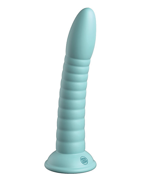 Dillio Platinum Large Dildo | 7" Big Dildo | Wild Thing Silicone Dildo | Teal Suction Cup Dildo