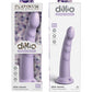 Dillio Large Dildo | Platinum 7" Big Dildo | Slim Silicone Dildo | Purple Suction Cup Dildo