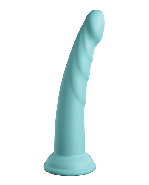 Dillio Large Dildo | Platinum 7" Big Dildo | Slim Silicone Dildo | Teal Suction Cup Dildo