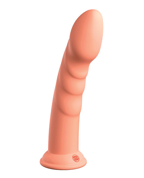 Dillio Platinum Large Dildo | 8" Big Dildo | Super Silicone Dildo | Peach Suction Cup Dildo