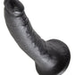 King Cock 7" Big Black Dildo | Large Dildo | Suction Cup Dildo | Realistic Dildo