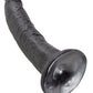 King Cock 7" Big Black Dildo | Large Dildo | Suction Cup Dildo | Realistic Dildo