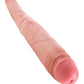 King Cock 16" Big Dildo | Tapered Double Dildo | Flesh Realistic Dildo | Giant Dildo | Large Dildo