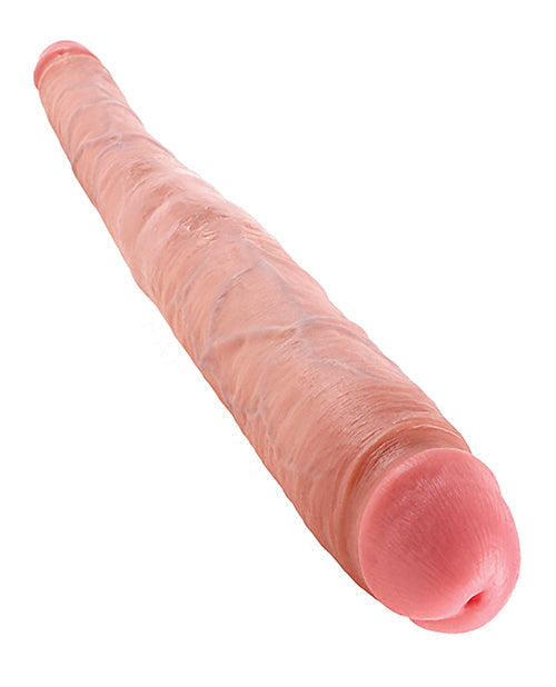 King Cock 16" Big Dildo | Tapered Double Dildo | Flesh Realistic Dildo | Giant Dildo | Large Dildo