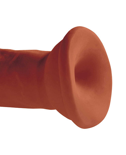 King Cock Plus Large Dildo | Brown 6" Big Dildo | Triple Density Suction Cup Dildo