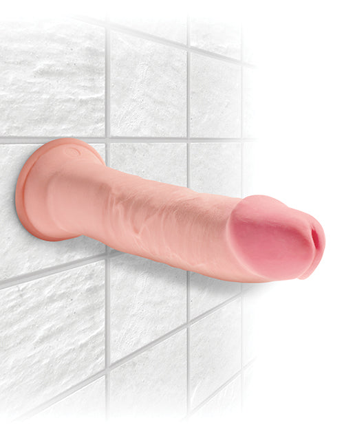 King Cock Plus Large Dildo | 3D Realistic 9" Big Dildo | Triple Density Suction Cup Dildo