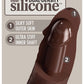 King Cock Elite Large Dildo | Silicone 7" Big Dildo | Dual Density Brown Suction Cup Dildo