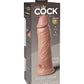 King Cock Elite Large Dildo | 8" Big Dildo | Dual Density Silicone Light Suction Cup Dildo