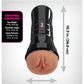 PDX Extreme Wet Pussies Super Luscious Lips XXL Stroker - Brown