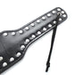 Plesur Cut-Out Heart w/Studs Paddle - Black