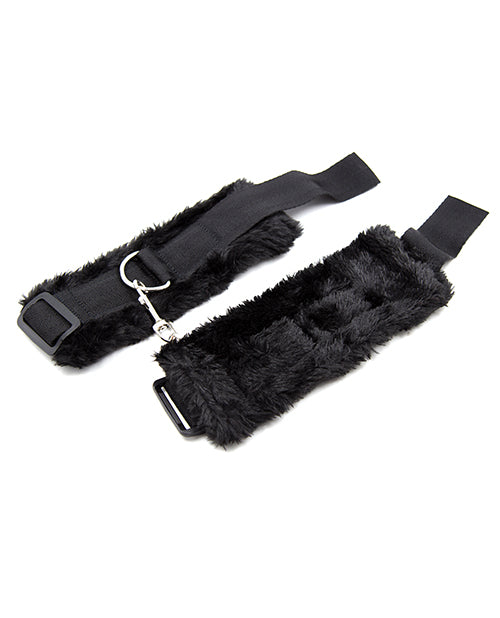 Plesur Fuzzy Bedroom Bondage Kit - Black