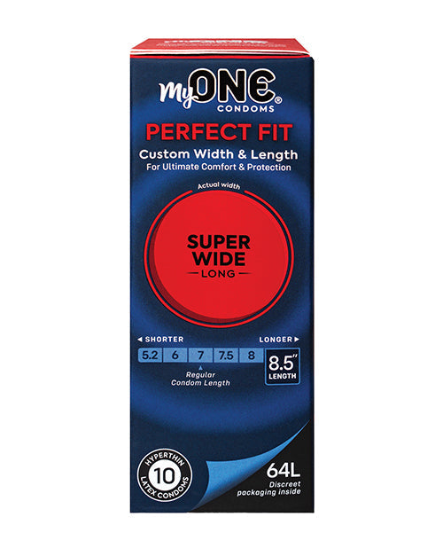 My One Super Wide & Long Condoms - Pack of 10