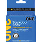 One Backdoor Pack Custom Fit Condoms - Pack of 3