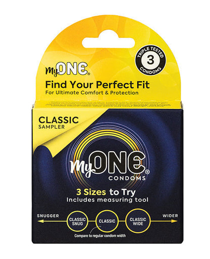 My One Classic Sampler Condoms - Pack of 3