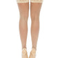 Rhinestone Thigh High w/Silicone Cream O/S