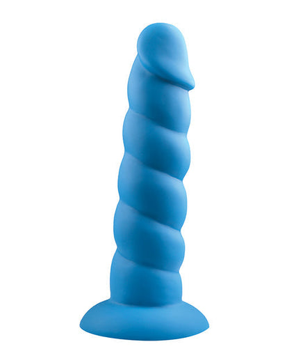 Rock Candy Realistic Dildo | Suga Daddy 7" Big Dildo | Silicone Dildo | Blue Suction Cup Dildo