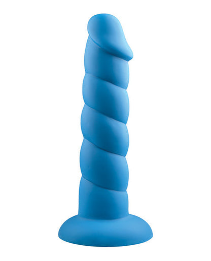 Rock Candy Realistic Dildo | Suga Daddy 8" Big Dildo | Silicone Blue Suction Cup Dildo