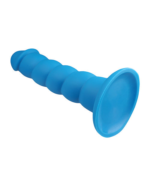 Rock Candy Realistic Dildo | Suga Daddy 9.5" Big Dildo | Silicone Dildo | Blue Suction Cup Dildo