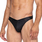 Master Thong w/Contoured Pouch Black LG