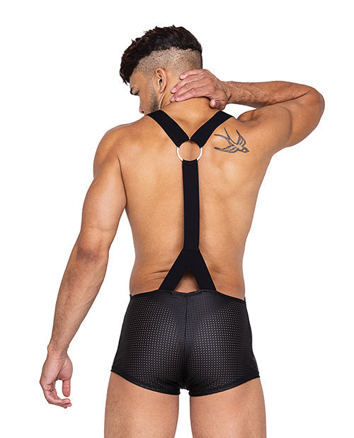 Master Singlet w/Hook & Ring Closure & Contoured Zipper Pouch Black SM