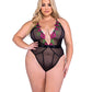 Peony Paradise Teddy - Black 1X