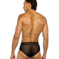 Sacred Heart Briefs w/Studded Elastic Waist Band - Black LG