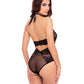 Rene Rofe Midnight Halter Teddy Black M/L